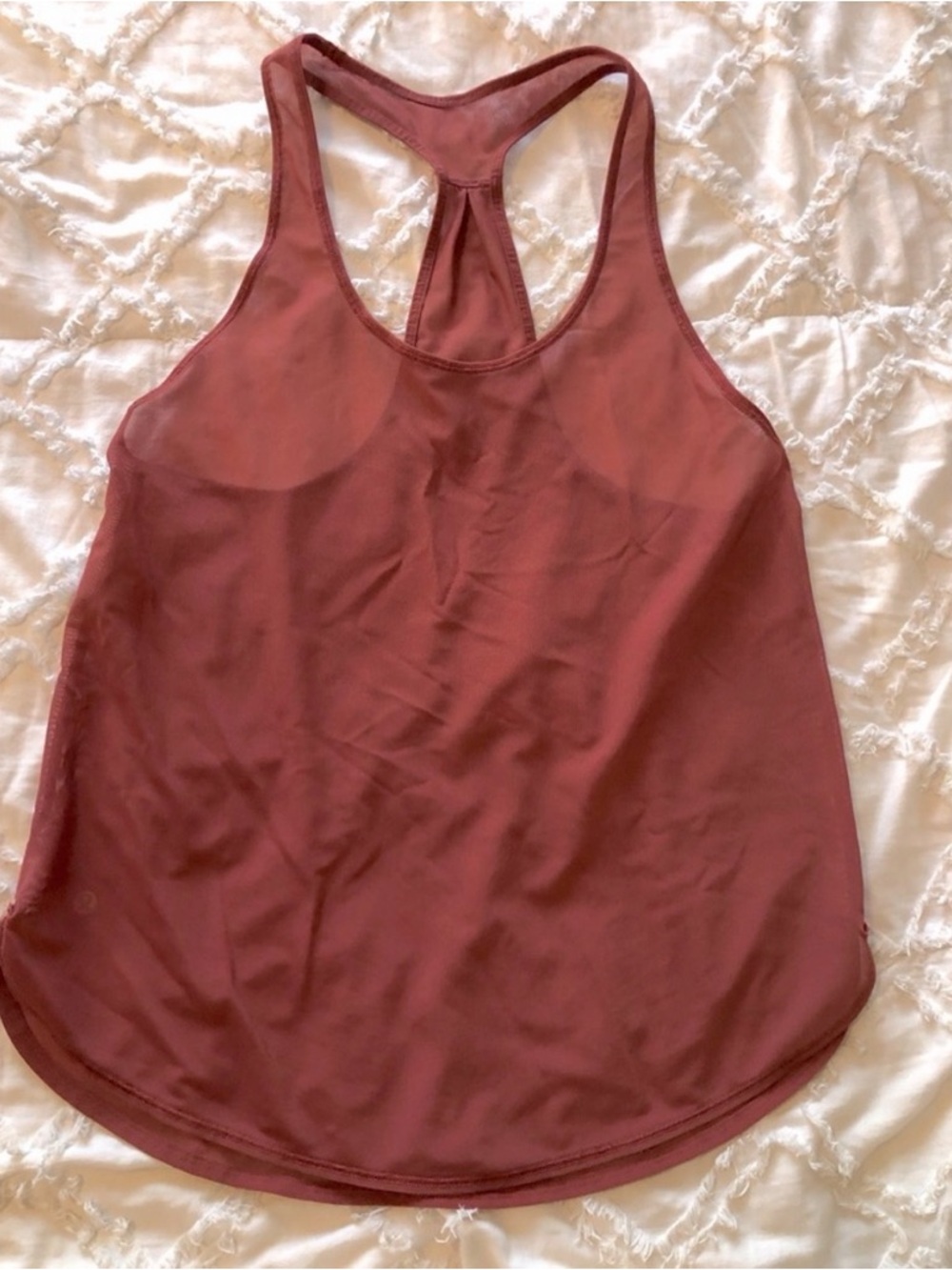 Lululemon mesh Racerback Tank